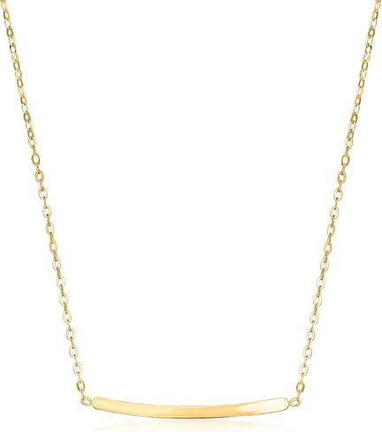 Ross-Simons Italian 10kt Yellow Gold Bar Necklace in Saudi Arabia
