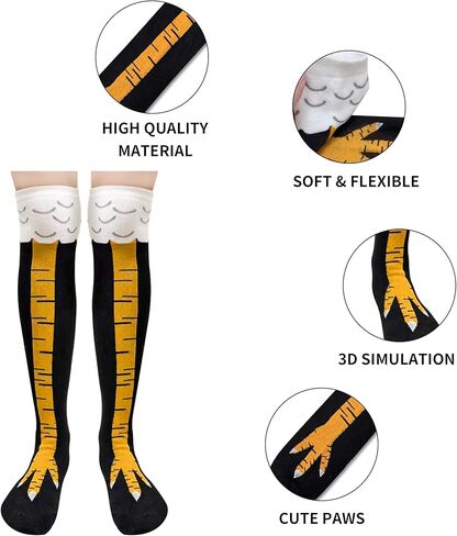White Elephant Gifts for Adults - 3D Animal Paw Socks Gag Gifts Christmas Stocking Stuffers for Women Men Teen in Saudi Arabia