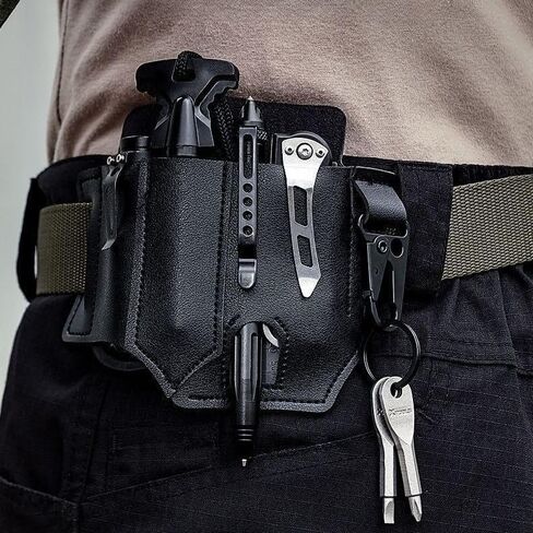 Tactical Fanny Packs EDC Outdoor Sports Waist Bag, Camping Tools Pouch Case Resistant for Camping, Cycling, Travel (black) in Saudi Arabia