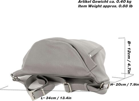 T77 - Italian hip bag, bum bag medium made of soft leather in Saudi Arabia