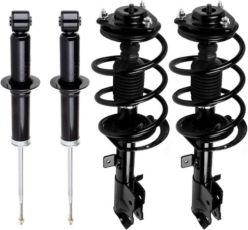 زوج أمامي ممتص للصدمات من AUTOMUTO Strut Spring Assembly 172368 172367 لـ 2007-2012 لـ Dodge Caliber، 2007-2010 لـ Jeep Compass، 2007-2010 لـ Jeep Patriot FWD & 4WD - مجموعة قطعتين in Kuwait