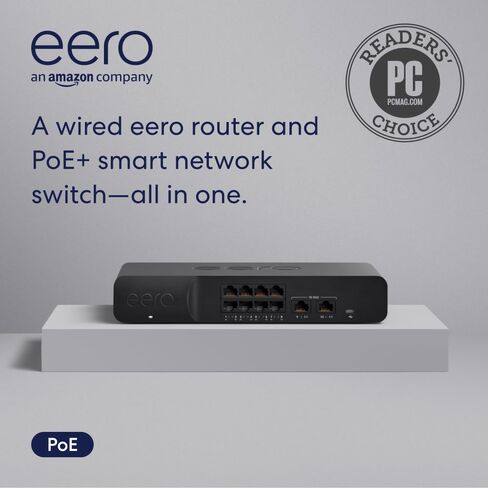 Amazon eero PoE 6، نقطة وصول Wi-Fi 6 مزدوجة النطاق قابلة للتركيب على السقف/الحائط | بو بالطاقة | محول التيار المتردد غير متضمن in Kuwait