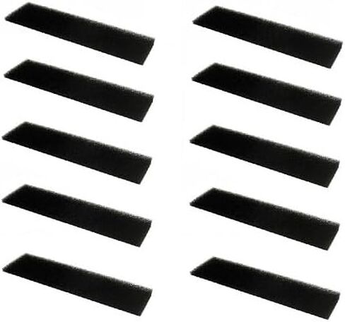 Generic OxyHome Particle Filter (10 Pack), Black in Saudi Arabia