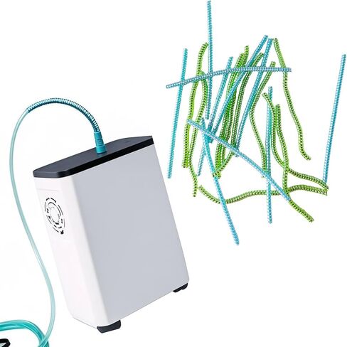 20 قطعة من مكواة فرد الشعر لمكثف الأكسجين المحمول، خرطوم الأكسجين، قنية الأنف، حامل ملحقات أنابيب الأكسجين، يدعم الحفاظ على من الالتواء، متوافق مع مكواة فرد الشعر، والقنية، وأقنعة الأكسجين in Kuwait