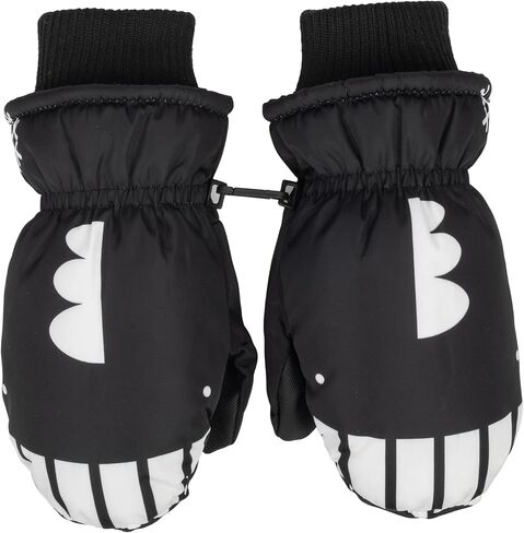 UTOWO Kids Mittens Toddler Waterproof Mittens Shark Full Finger Gloves Winter Warm Snowboarding Gloves for Baby Boys Girls in Kuwait