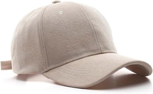 VPTMRP Solid Color Lambswool Suede Baseball Cap Dad Hat Unisex Trucker Cap in Saudi Arabia