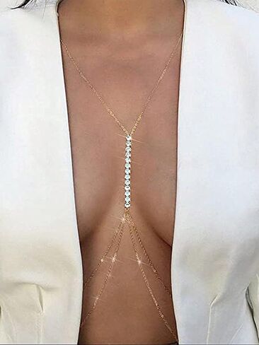 Delicate Body Chain for Women Adjustable Waist Jewelry Boho Chic Belly Chain in Saudi Arabia