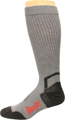 Wrangler Compression Technology Tall Boot Socks, Grey, Lrg (M 9-13), 3 Pair in Saudi Arabia