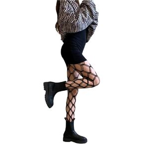SHENHE Women's Ripped Tights Gothic Punk Hollow Distressed Y2k Tights Stockings Pantyhose in Saudi Arabia