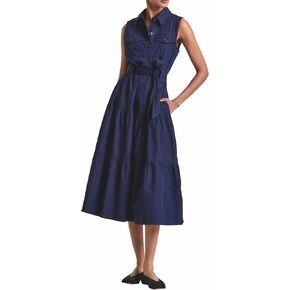 فستان قميص نسائي من Derek Lam 10 Crosby فلورنسا بدون أكمام in Kuwait