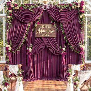 10ftx12ft تجاعيد حرة الستار الخلفي الأبيض ، 2 لوحات 12 قدم ارتفاع الستائر خلفية الزفاف الأبيض ، قطعة قماش حريري للبوليستر لقطات عيد ميلاد خلفية الحفلة الخلفية لفات in Kuwait