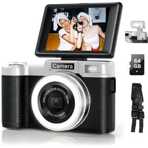 الكاميرا الرقمية ، كاميرات الأطفال 1080 بكسل للتصوير الفوتوغرافي ، 44 ميجابكسل نقطة مضغوطة واطلاق النار على كاميرات التصوير الفوتوغرافي للشباب ، الأطفال ، الأكبر ، المبتدئين in Kuwait