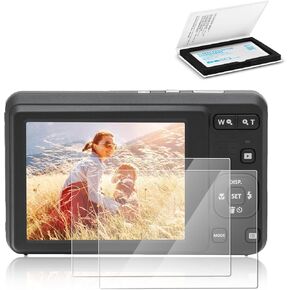 (2 حزمة) بنتا. WG-90 ريكو. واقي شاشة WG-80 /70 / 60/50/40 / 40W ، واقي العدسة الزجاجية المقسّرات 9H ، وحماية شاشة LCD ، غلاف واقي الكاميرا المضاد للسباح 0.3 مم in Kuwait