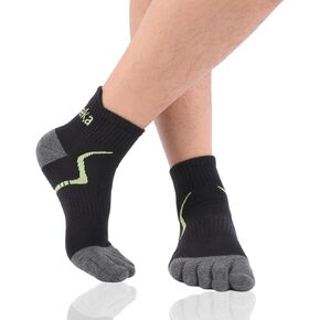 Toe Socks for Men,5Pair Men's Cotton Athletic Socks,Anti-Blister Five Finger Socks,Sport Ankle Toe socks in Saudi Arabia
