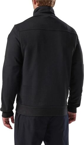 5.11 Tactical Men's Job Shirt 1/4 Zip 2.0 – Water-Resistant Fleece, 100% Cotton, Style 72534ABR, Black, XX-Large Tall in Saudi Arabia