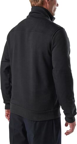 5.11 Tactical Men's Job Shirt 1/4 Zip 2.0 – Water-Resistant Fleece, 100% Cotton, Style 72534ABR, Black, XX-Large Tall in Saudi Arabia
