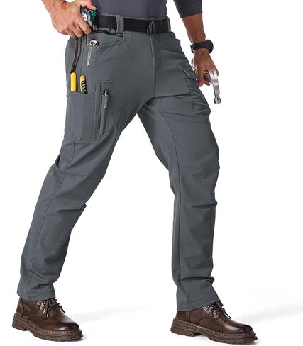 Toomett Men's Work Pants, Relaxed Fit Cargo Pants, Lightweight Moisture Wicking, Tactical Comfort & Durability in Saudi Arabia
