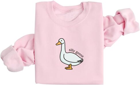 DIOMMELL Silly Goose Sweatshirt - Cute Goose Bump Crewneck in Saudi Arabia