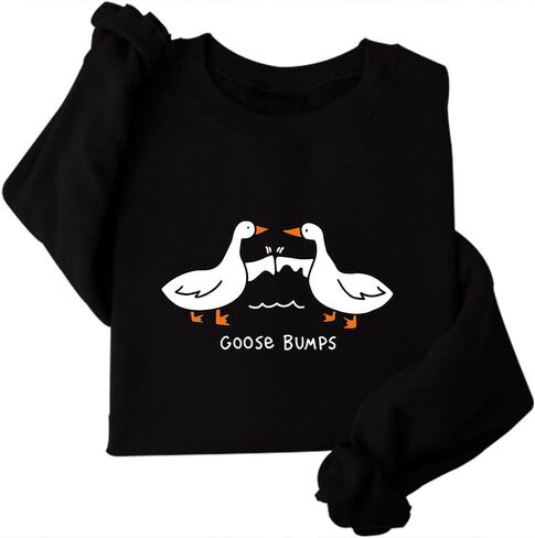 DIOMMELL Silly Goose Sweatshirt - Cute Goose Bump Crewneck in Saudi Arabia