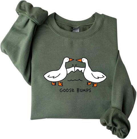 DIOMMELL Silly Goose Sweatshirt - Cute Goose Bump Crewneck in Saudi Arabia