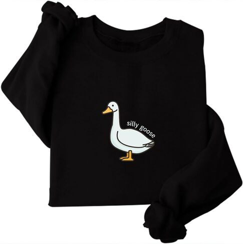 DIOMMELL Silly Goose Sweatshirt - Cute Goose Bump Crewneck in Saudi Arabia