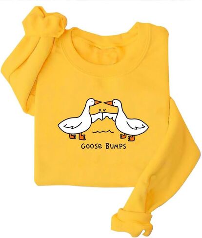 DIOMMELL Silly Goose Sweatshirt - Cute Goose Bump Crewneck in Saudi Arabia