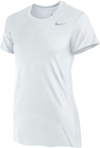 Nike Women's Legend Short Sleeve Poly Top (X-Large, White) in Saudi Arabia