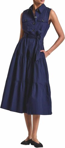 فستان قميص نسائي من Derek Lam 10 Crosby فلورنسا بدون أكمام in Kuwait