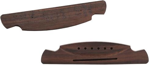 Guitar Bridge Rosewood Adjustable for 6 String Jazz Martin Style Guitar Part Accessories (GA610) in Saudi Arabia
