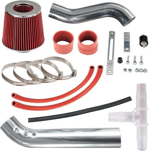 Cold Air Intake System High Flow Inlet for Chevy Silverado/G M C 1500 2014-2018 5.3L/6.2L V8 Red in Kuwait