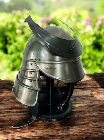 Medieval Samurai Helmet 18GA Knight Helmet Replica LARP Japanese Armor Helmet in Saudi Arabia