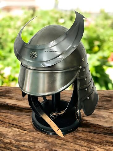 Medieval Samurai Helmet 18GA Knight Helmet Replica LARP Japanese Armor Helmet in Saudi Arabia