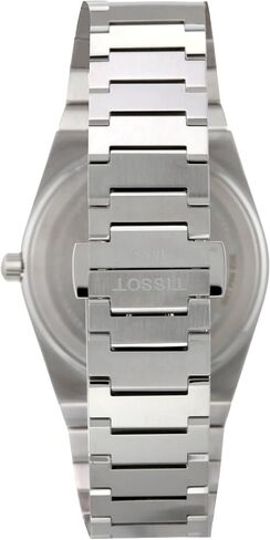 Tissot Mens Tissot PRX 316L Stainless Steel case Quartz Watch, Grey, Stainless Steel, 12 (T1374101109100) in Saudi Arabia
