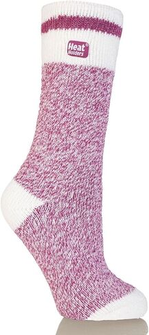 HEAT HOLDERS Women's Willow Block Twist LITE Socks| Warm + Soft, Hiking, Cabin, Cozy at Home Socks in Saudi Arabia