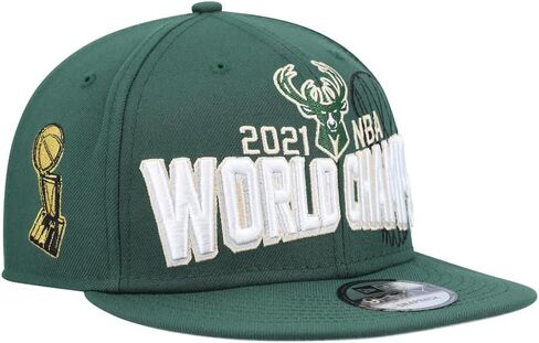 Era New Milwaukee Bucks 9fifty 2021 NBA Finals Champions Snapback Cap - NBA ، Green ، Championship Hat in Kuwait
