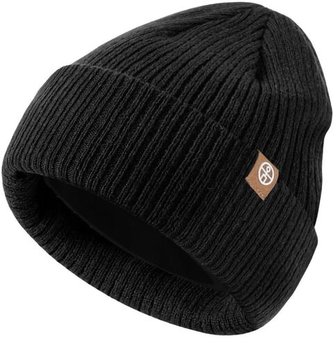Kids Beanie Hats- Warm Winter Hats for Boys and Girls Stretchy Fleece Cap with Double-Layer in Saudi Arabia
