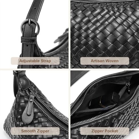 Woven Crossbody Bag Small Woven Purses for Women Braided Purse in Saudi Arabia