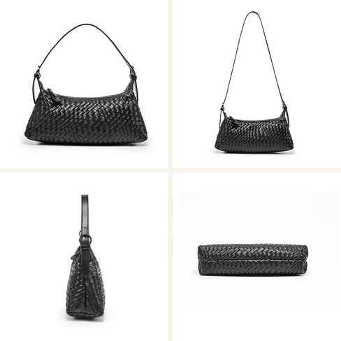 Woven Crossbody Bag Small Woven Purses for Women Braided Purse in Saudi Arabia
