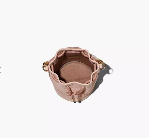 Marc Jacobs The Leather Micro Bucket Bag One Size (Rose) in Saudi Arabia