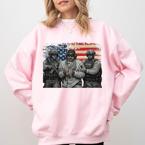 Funny Maduro Arrest USA Venezuela T-Shirt, Venezuela Libre Captured Live Maduro T-Shirt Design, Venezuelan Freedom, Multicolor in Kuwait