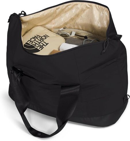 حقيبة دفل نسائية من THE NORTH FACE لعطلة نهاية الأسبوع، TNF Black-NPF، مقاس واحد in Kuwait
