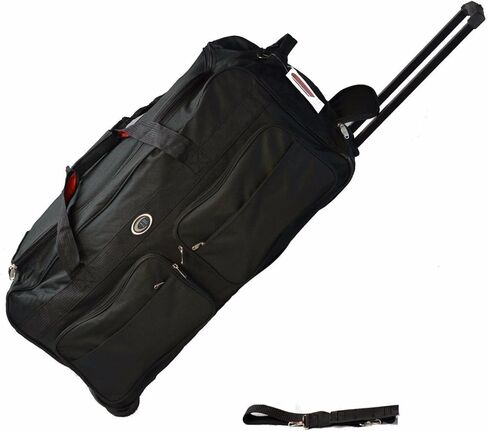 Easy Pack 30" Inch Wheeled Duffle Bag Luggage Suitcase Black 60 LB Capacity in Saudi Arabia