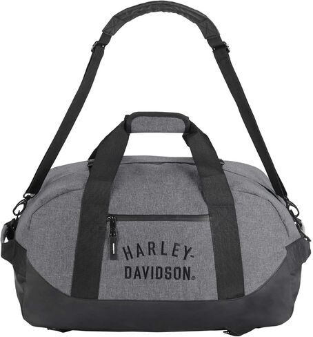 Harley-Davidson Rugged Twill 21" Convertible Duffel Bag/Backpack - Heather Gray in Saudi Arabia