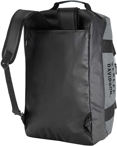 Harley-Davidson Rugged Twill 21" Convertible Duffel Bag/Backpack - Heather Gray in Saudi Arabia