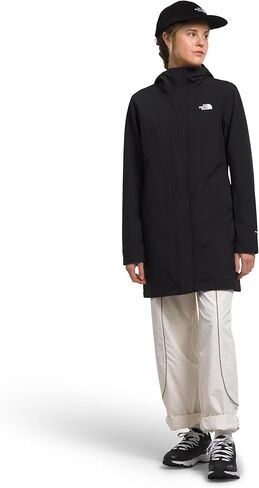 سترة نسائية من الصوف بغطاء رأس Shelbe Raschel من THE NORTH FACE (مقاس قياسي وحجم كبير)، أسود TNF، مقاس صغير in Kuwait