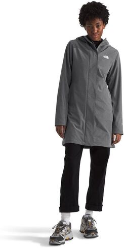 سترة نسائية من الصوف بغطاء رأس Shelbe Raschel من THE NORTH FACE (مقاس قياسي وحجم كبير)، أسود TNF، مقاس صغير in Kuwait