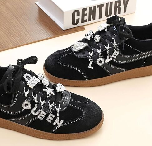 Silver Shoe Charms for Sneakers,Bling Shoe Lace Jewelry for Girls,Junk Socks Charms Kit in Saudi Arabia