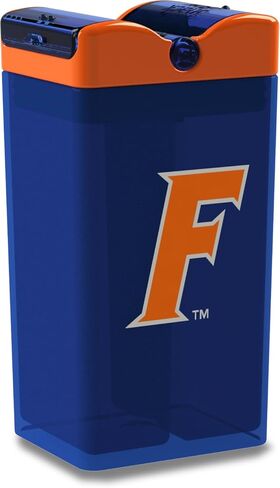Reusable Snack in the Box Container | Officially Licensed NCAA Snack Container | BPA Free | Dishwasher Safe | Clemson Tiger Mascot | 12 oz Container 2x Compartment - Clemson University in Saudi Arabia