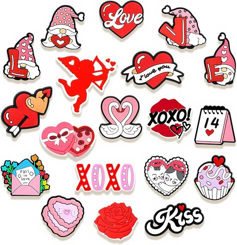 Holiday Shoe Charms Decorations for Shoes, Bracelets, Wristbands, Party Favors, Kids and Adults (20 pcs) in Saudi Arabia