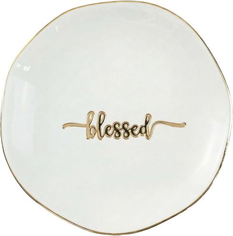 InnoBeta Blessed Gifts for Women, Blessed Jewelry Dish 4.75" - Decorative Trinket Dish for Rings Earrings Keys - Birthday, Mother's Day in Saudi Arabia